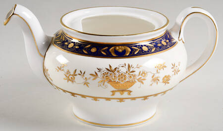 Dynasty Cobalt Small Teapot No Lid