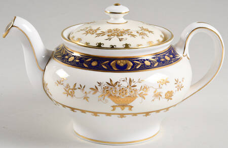 Dynasty Cobalt Small Teapot & Lid