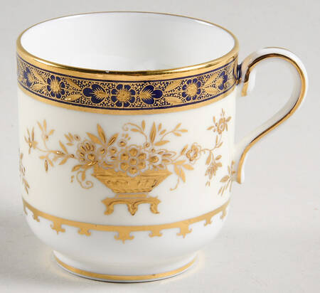 Dynasty Cobalt Footed Demitasse Cup