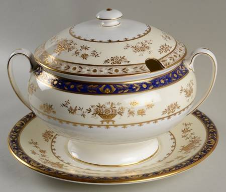 Dynasty Cobalt Tureen & Lid w/Underplate