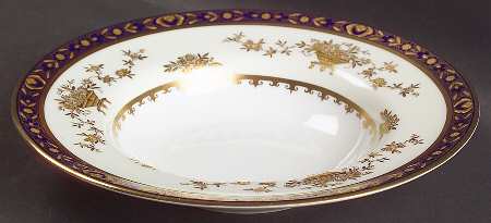 Dynasty Cobalt Rim Soup Bowl