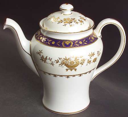 Dynasty Cobalt Coffee Pot & Lid