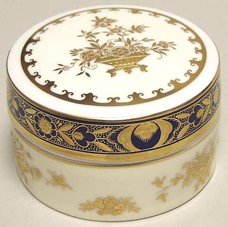 Dynasty Cobalt 3" Round Box & Lid