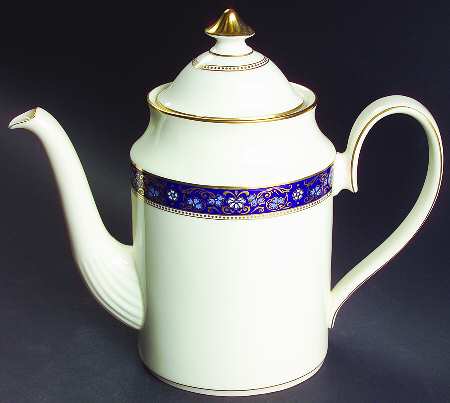 Edinburgh Dark Blue Coffee Pot & Lid