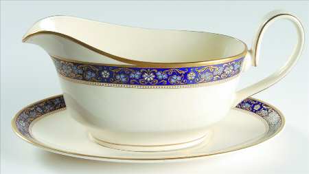 Edinburgh Dark Blue Gravy Boat & Underplate