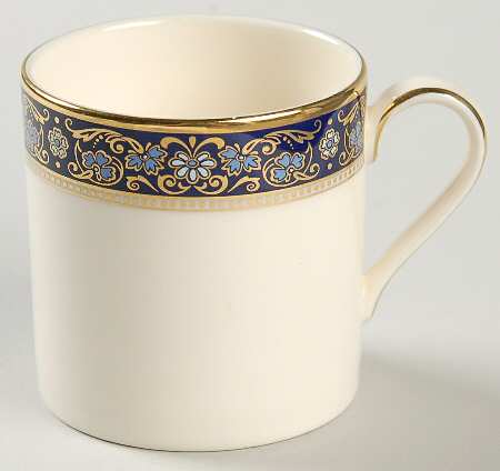 Edinburgh Dark Blue Flat Demitasse Cup