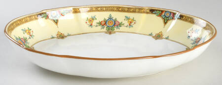 Eloise Orange 10" Oval Vegetable Bowl
