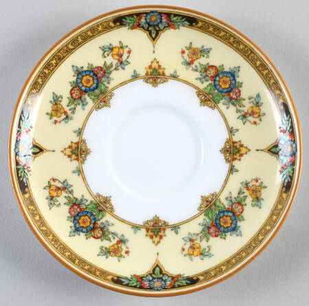 Eloise Orange Saucer for Bouillon Cup