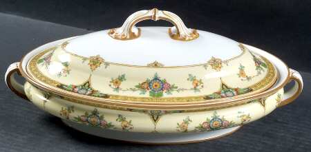 Eloise Orange Oval Covered Vegetable