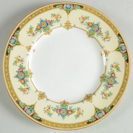 Eloise Orange Luncheon Plate