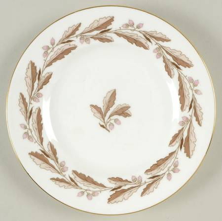 Elizabethan Oak Brown Bread & Butter Plate