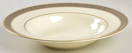 Embassy Blue (No #, Intro 1987) Rim Soup Bowl