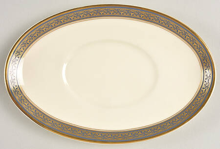 Embassy Blue (No #, Intro 1987) Underplate for Gravy Boat
