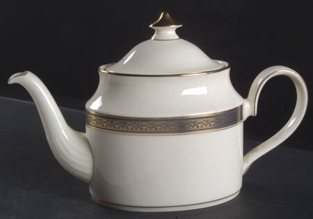 Embassy Blue (No #, Intro 1987) Teapot & Lid by Minton