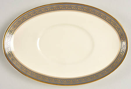 Embassy Blue (No #, Intro 1987) Underplate for Gravy Boat