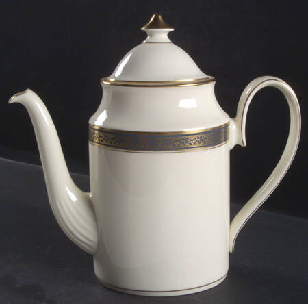 Embassy Blue (No #, Intro 1987) Coffee Pot & Lid
