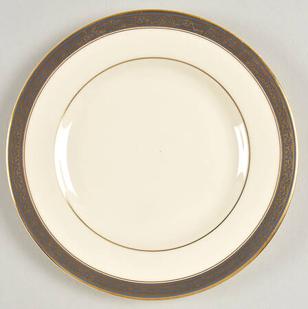 Embassy Blue (No #, Intro 1987) Bread & Butter Plate