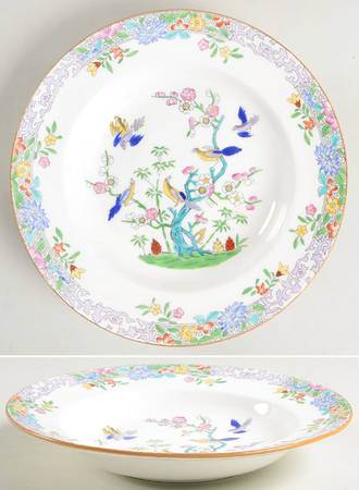 Emperor's Garden Rim Soup Bowl