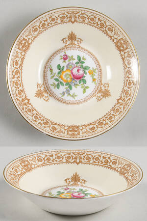 English Rose Fruit/Dessert (Sauce) Bowl