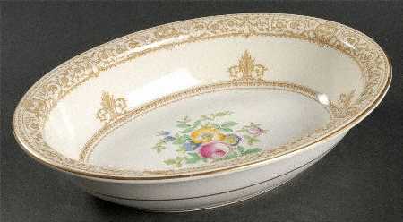 English Rose 9" Oval Vegetable Bowl