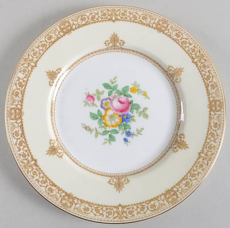 English Rose Luncheon Plate