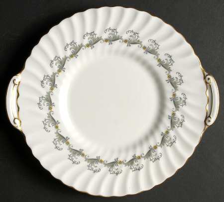 Ermine Handled Cake Plate