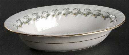 Ermine 10" Oval Vegetable Bowl