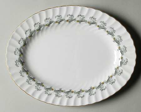 Ermine 10" Oval Serving Platter