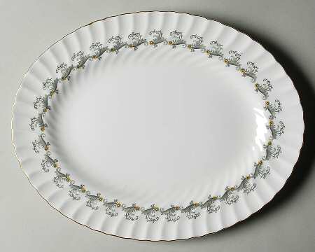 Ermine 12" Oval Serving Platter