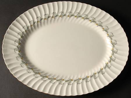 Ermine 17" Oval Serving Platter