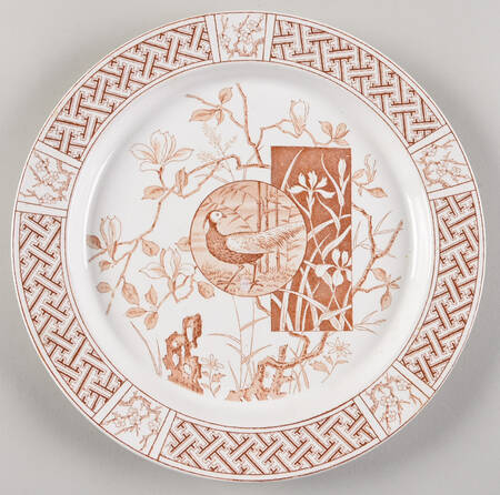 Faisan (Brown) Dinner Plate