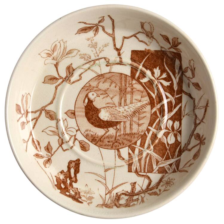 Faisan (Brown) Saucer