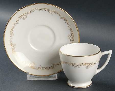 Felicity Footed Demitasse Cup & Saucer Set