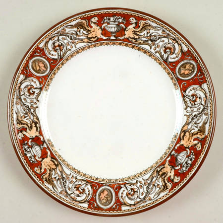 Florentine Red (No Center) Salad Plate