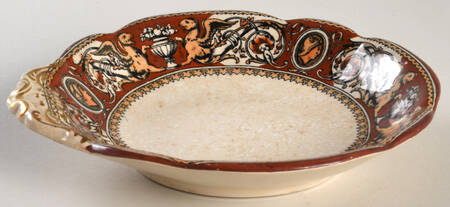 Florentine Red (No Center) Nut Dish