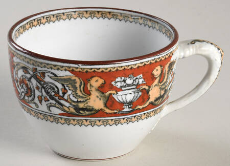 Florentine Red (No Center) Flat Cup