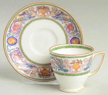 Florentine Flat Demitasse Cup & Saucer Set