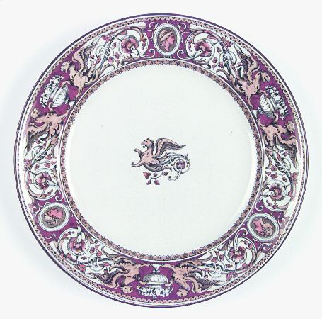 Florentine Red (Griffin Center) by Minton