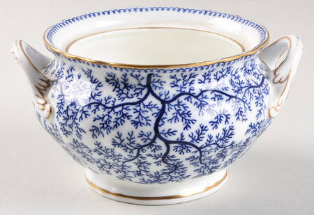 Fibre Blue Sugar Bowl No Lid