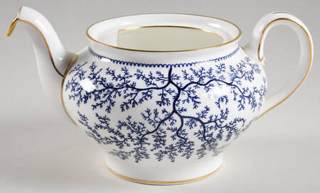 Fibre Blue Teapot No Lid