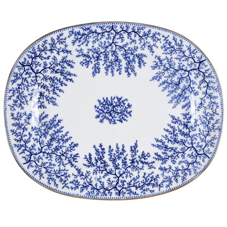Fibre Blue 12" Oval Serving Platter