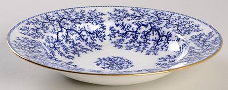 Fibre Blue Rim Soup Bowl