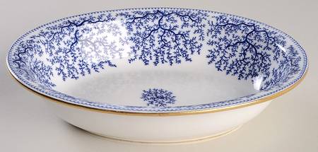 Fibre Blue 9" Oval Vegetable Bowl