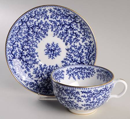 Fibre Blue Oversized Cup & Saucer Set