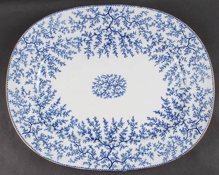 Fibre Blue 16" Oval Serving Platter