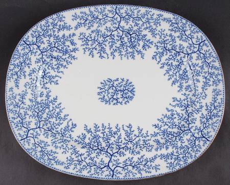 Fibre Blue 15" Oval Serving Platter