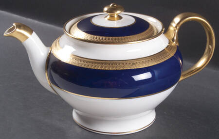 G6262 (Cobalt Blue Band) Teapot & Lid