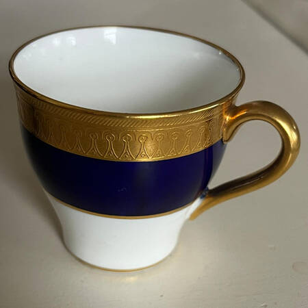 G6262 (Cobalt Blue Band) Flat Demitasse Cup