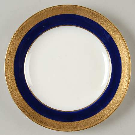 G6262 (Cobalt Blue Band) Bread & Butter Plate