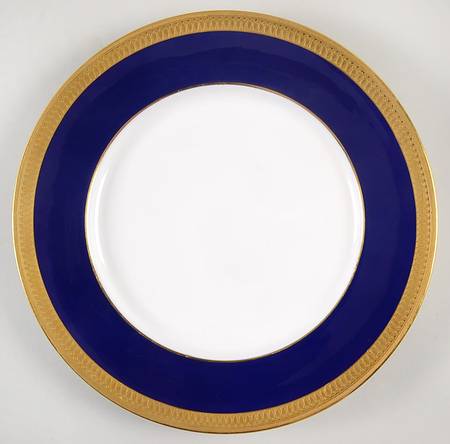 G6262 (Cobalt Blue Band) Service Plate (Charger)